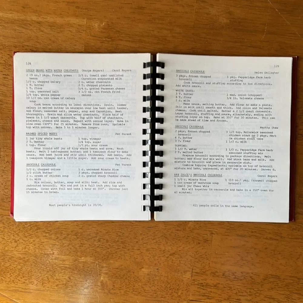 Cookbook Choral-Aires Chorus Sweet Adelines 1981 VTG Recipe Book Red